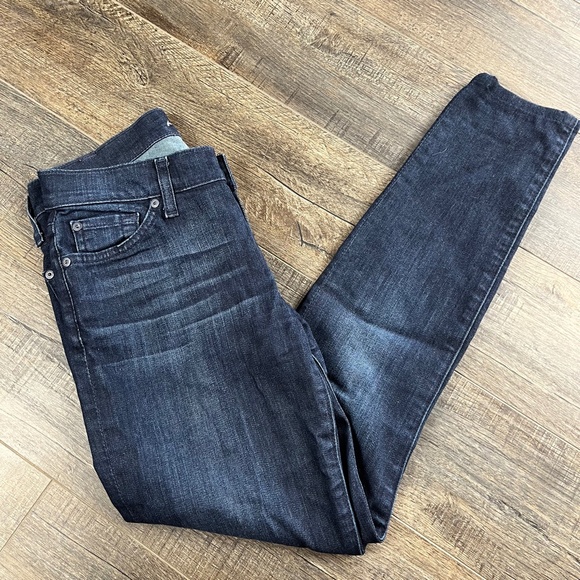 7 For All Mankind Blue Jeans Pants Denim ((size 26)) - Picture 4 of 8